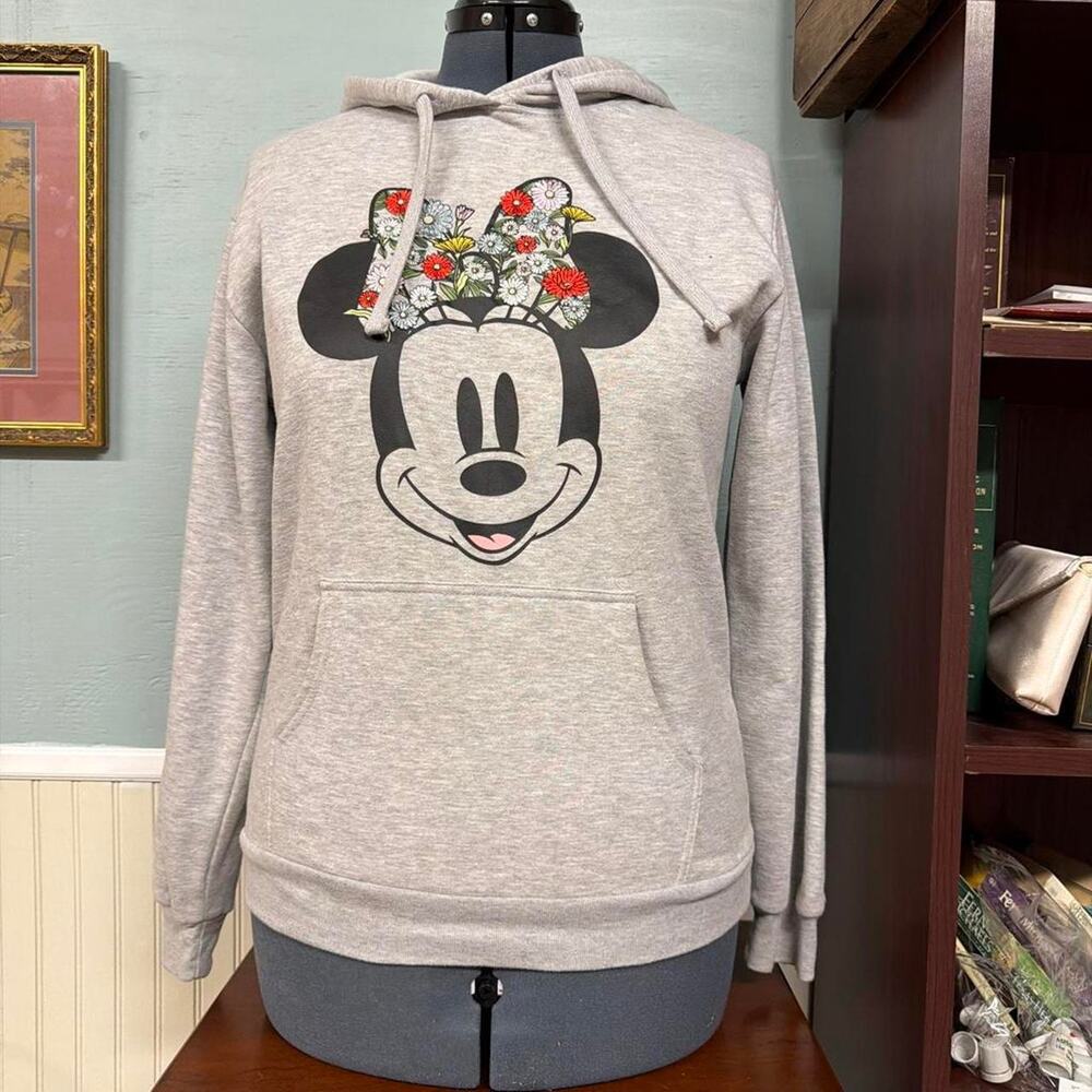 Gray disney minnie mouse hoodie